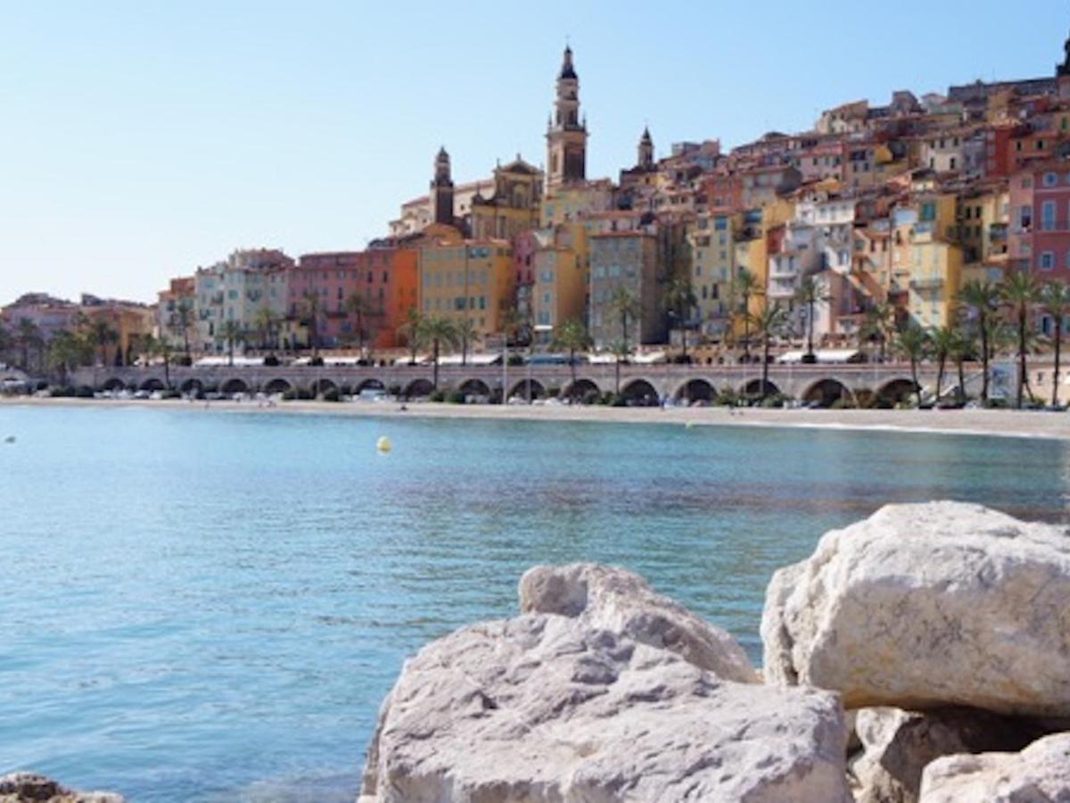 La Pietonne-plage-clim * Menton